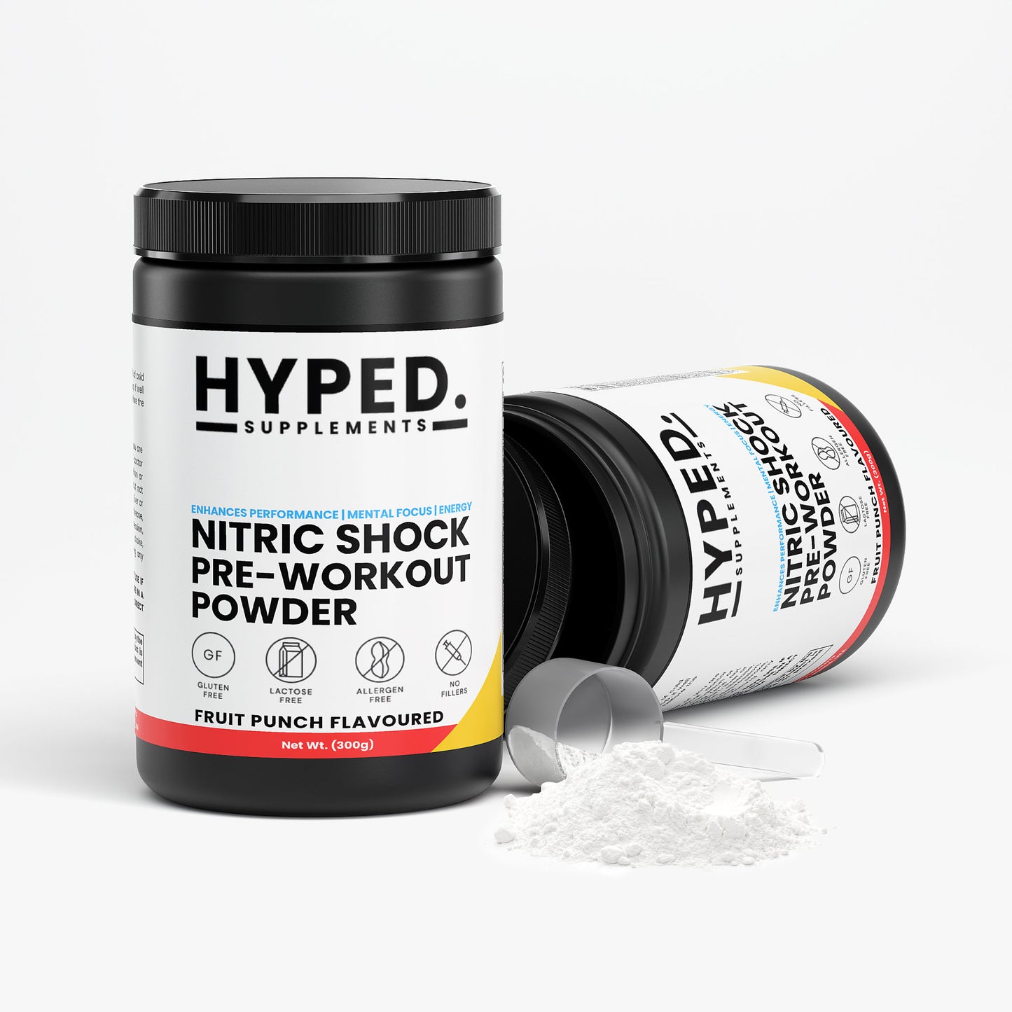 HYPED PRE-WORKOUT POWDER (FRUIT PUNCH)