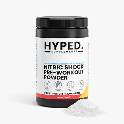 HYPED PRE-WORKOUT POWDER (FRUIT PUNCH)