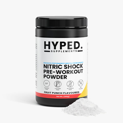 HYPED PRE-WORKOUT POWDER (FRUIT PUNCH)