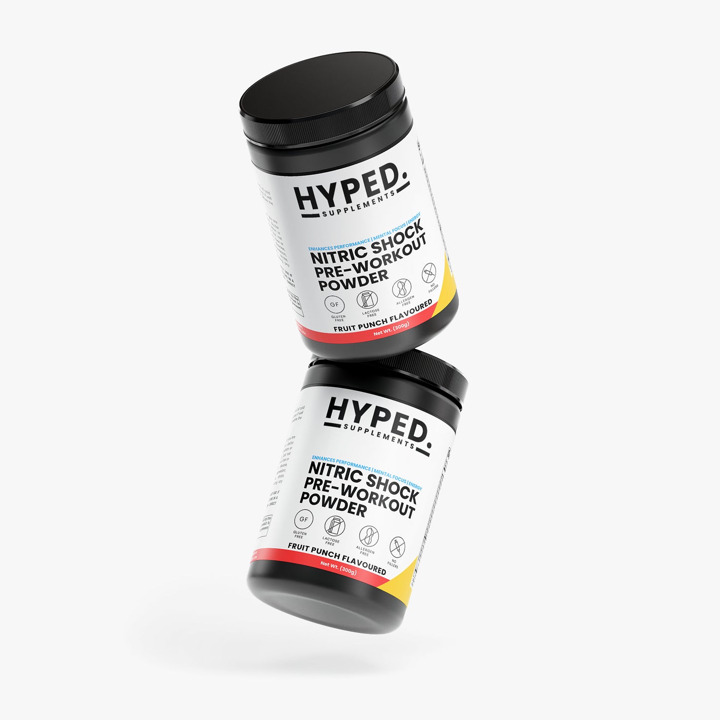 HYPED PRE-WORKOUT POWDER (FRUIT PUNCH)