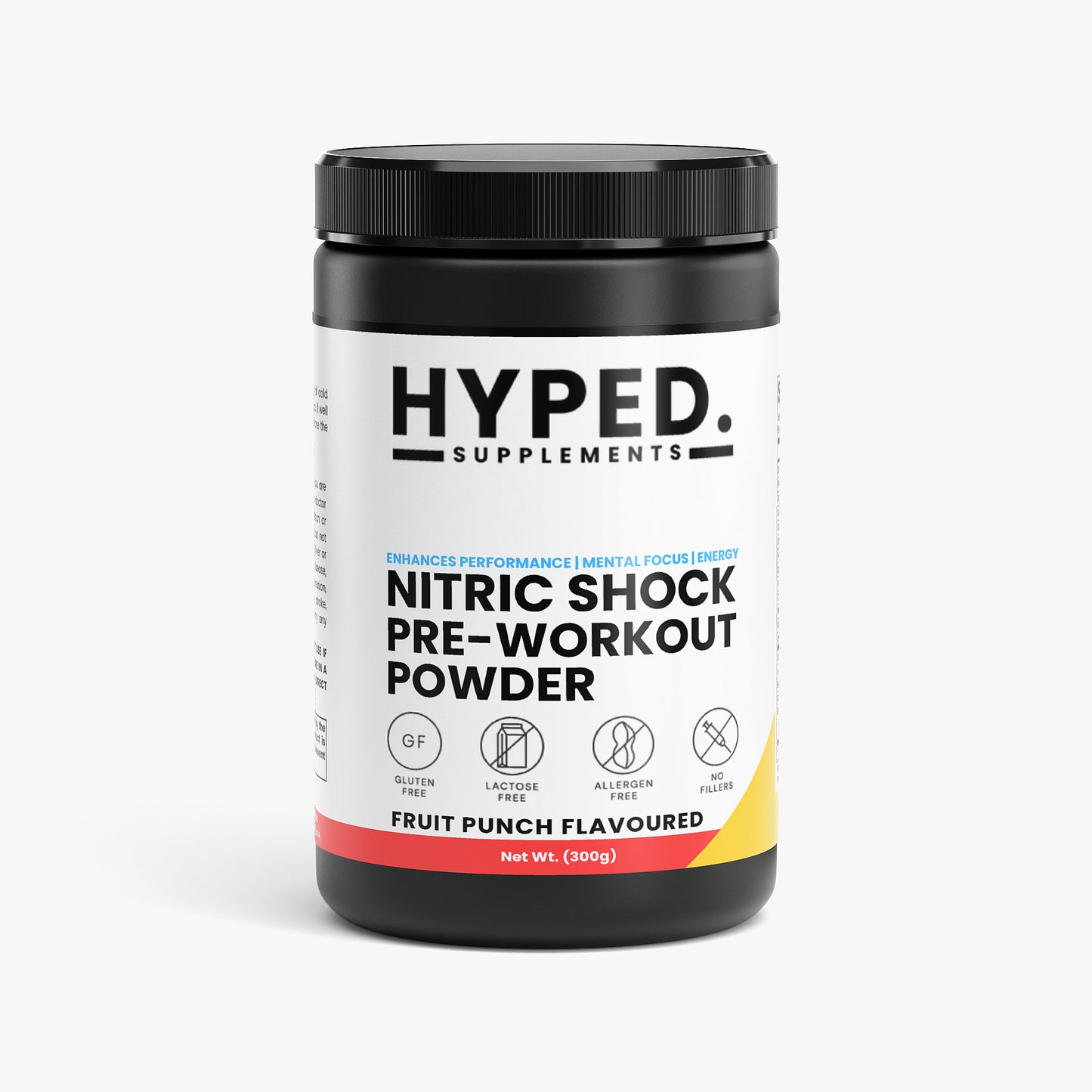 HYPED PRE-WORKOUT POWDER (FRUIT PUNCH)