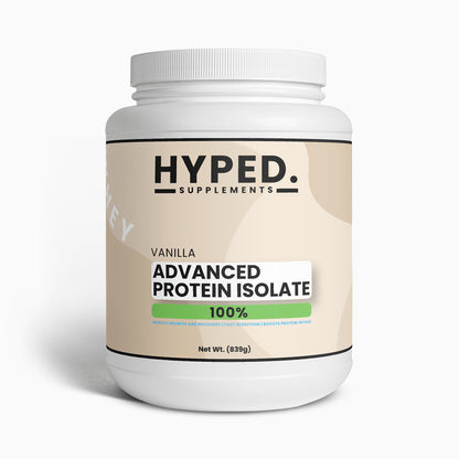 HYPED WHEY PROTEIN POWDER (VANILLA)