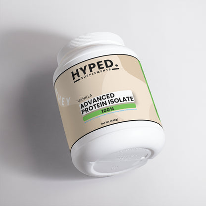 HYPED WHEY PROTEIN POWDER (VANILLA)