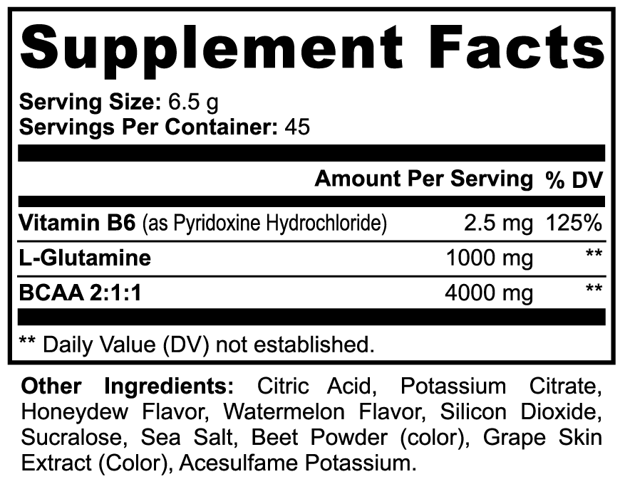 HYPED PRE-WORKOUT POWDER (FRUIT PUNCH)
