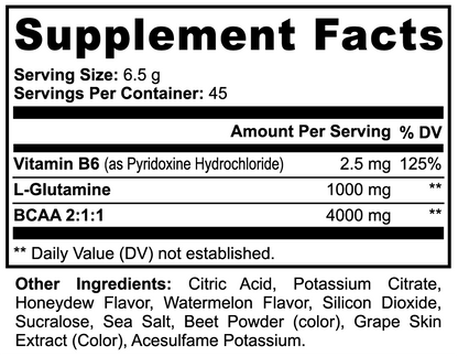 HYPED PRE-WORKOUT POWDER (FRUIT PUNCH)